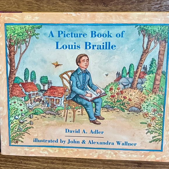 A Picture Book Of Louis Braille • David A. Adler • 1997 • Holiday House •HC Book - Picture 1 of 9